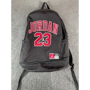 Jordan 23 Jumpman Backpack Black Red School Gym Bag 9A0780-023